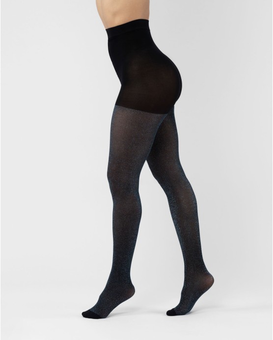 30 denier tights with seams - Black - Ladies